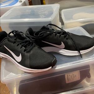 Nike Running Sneakers; black and white